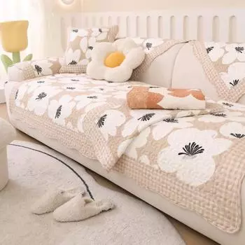 Подушка для дивана, универсальная нескользящая скандинавская простая подушка, современная саржевая подушка для гостиной с принтом, чехол для дивана 70*70cm