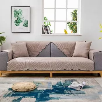 Подушка для дивана, универсальная нескользящая подушка для четырех сезонов, простая, современная, из массива дерева, в скандинавском стиле, чехол для дивана, чехол для полотенец 70*70
