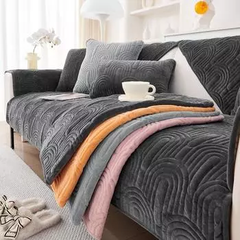 Подушка для дивана, универсальная нескользящая зимняя подушка на четыре сезона, новая осенне-зимняя подушка, кожаный чехол для дивана, тканевый чехол 70*70cm