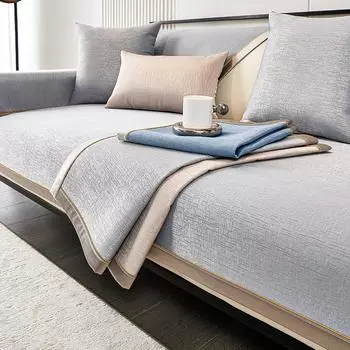 Подушка для дивана, универсальная подушка на четыре сезона, легкая, роскошная, современная, нескользящая кожаный чехол для дивана, тканевый чехол для полотенец на спинку 70*70cm