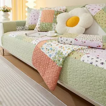 Подушка для дивана, универсальная подушка на четыре сезона, нескользящий чехол для дивана, простая ткань из высокопрочной хлопчатобумажной ткани, чехол на спинку 70*70cm