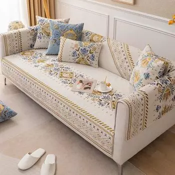 Подушка для дивана, универсальная ткань для всех сезонов, простая и современная гостиная, зимний кожаный чехол на подушку, шарф 70*70cm