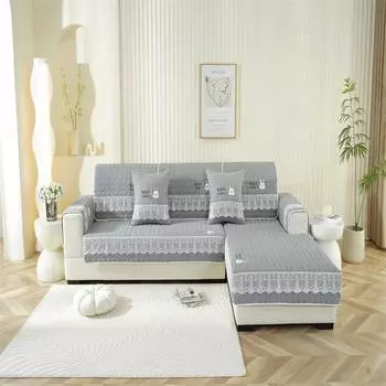 Подушка для дивана, универсальный кожаный чехол для дивана Four Seasons, противоскользящая подушка для кошек, тканевая подушка для полотенец 70x70