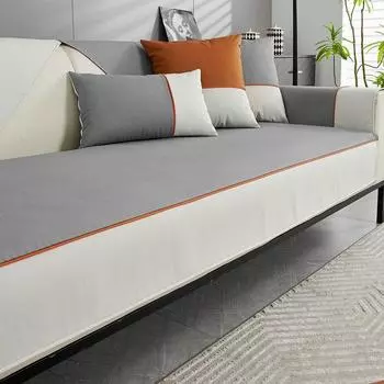 Подушка для дивана, универсальный нескользящий коврик на четыре сезона, однотонный, доступный, роскошный стиль, высококачественный чехол для дивана, тканевый чехол 70*70cm