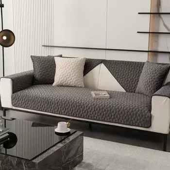 Подушка для дивана, универсальный простой чехол для дивана на четыре сезона, Нескользящие подушки для сиденья, утолщенная ткань с полным покрытием, полотенце на спинку 70*70cm