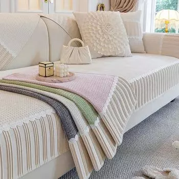 Подушка для дивана, универсальный простой современный чехол для седла на четыре сезона, нескользящие подушки для сиденья, осенний и зимний чехол, полотенце 70*70cm