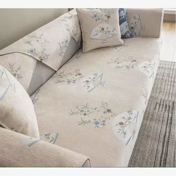 Подушка для дивана Утолщенная подушка Жаккардовая подушка в стиле ретро Китайская синель Нескользящая подушка для дивана 30*50 кофейный