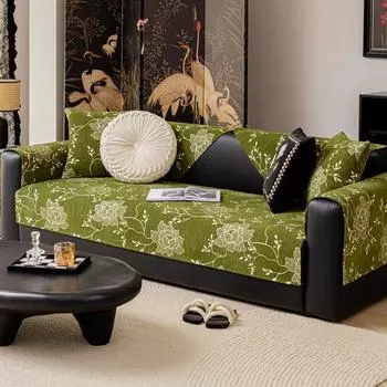 Подушка для дивана в американском ретро стиле, новая всесезонная нескользящая подушка из шенилла, кожаный чехол для дивана, тканевый чехол для полотенца 70*70cm