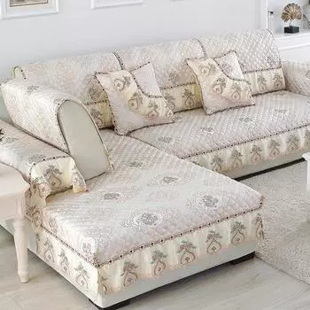 Подушка для дивана в европейском стиле Four Seasons General Fabrics Simple Modern Sofa Cover Универсальные чехлы для диванных подушек для гостиной 70*70cm