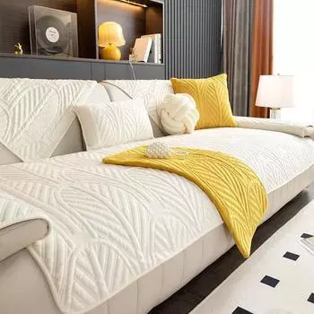 Подушка для дивана в кремовом стиле, чехол для дивана в стиле ретро, нескользящая подушка для дивана, чехол для дивана на осень и зиму, простой 70*70cm