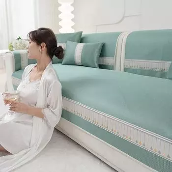 Подушка для дивана в летнюю гостиную, простая и нескользящая, подушка Ice Silk Cool Feeling, моющаяся подушка Ice, летняя прохладная подушка 70*70cm