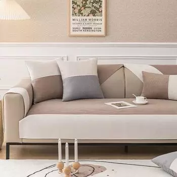 Подушка для дивана в японском стиле, универсальная нескользящая подушка для четырех сезонов, простой современный зимний вельветовый чехол на сиденье, тканевый чехол 70*70cm