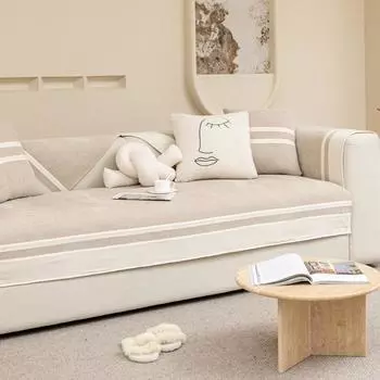 Подушка для дивана в скандинавском стиле, легкая, роскошная, современная, на все времена, универсальная, новая, в полоску цвета хаки, наволочка 70*70cm