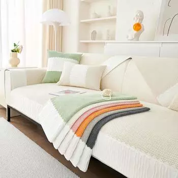 Подушка для дивана в стиле французского крема, зимняя, всесезонная, кожаная, чехол для дивана, плюшевая, подушка для полотенца 70*70cm