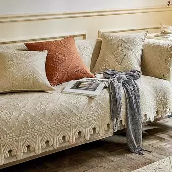 Подушка для дивана в винтажном стиле, универсальная подушка на все четыре сезона, высококачественный нескользящий кожаный чехол для дивана, новый чехол 70*70