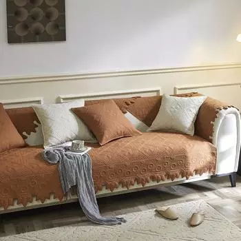 Подушка для дивана во французском стиле в стиле ретро, подушка для сиденья, полотенце на спинку, Нескользящее покрытие для дивана, полотенце, универсальная подушка на четыре сезона 70*70cm