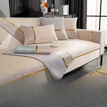 Подушка для дивана, высококачественная универсальная нескользящая подушка для сиденья Four Seasons, современный простой чехол для дивана, ткань на спинку дивана на заказ 70*70cm