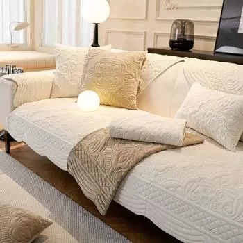 Подушка для дивана зима-зима противоскользящая плюшевая утолщенная осенне-зимняя кожаная подушка чехол для дивана чехол для дивана ткань 70*70cm