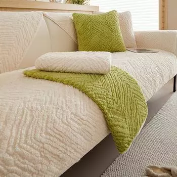 Подушка для дивана, зимняя плюшевая подушка, утолщенная, простая, современная кожаная ткань для дивана, три сиденья и один шезлонг 70*70cm