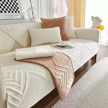 Подушка для дивана, зимняя утолщенная флисовая легкая, роскошная, современная, элитная подушка, спинка, чехол на колени, ткань 70*70cm