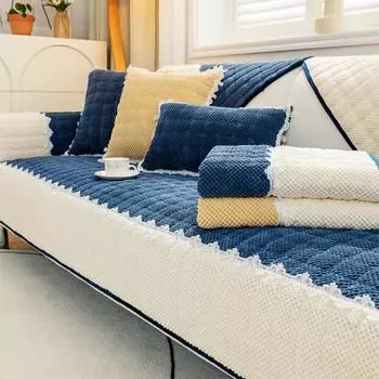 Подушка для дивана, зимняя утолщенная термовельветовая подушка, простой современный универсальный универсальный чехол для дивана 70*70