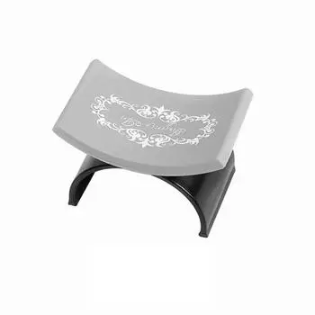 Подушка для дизайна ногтей, водонепроницаемая подушка из АБС-пластика U-образной формы, Нескользящая подушка для маникюра, подлокотник, подушка для ногтей, принадлежности для ногтей чёрный