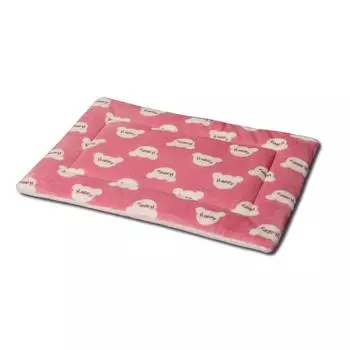 Подушка для домашних животных Мягкая и удобная утолщенная многофункциональная подстилка для ящика для собак, кошек, домашних животных, розовый розовый