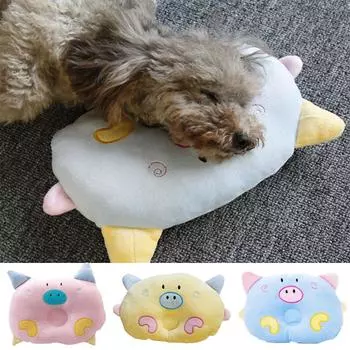 Подушка для домашних животных, спальный коврик для кошек и собак, очень мягкая подушка для собак, овальная подушка для померанского шпица, свиньи-бишона A4N8 розовый