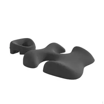 Подушка для груди для сна на животе и массажа темно-серого