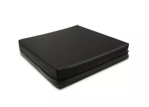 Подушка для инвалидной коляски Pepe, подушка для сиденья из пены с эффектом памяти, подушка для сиденья с эффектом снятия боли в копчике, подушка для сиденья с эффектом снятия давления - (42x42x8 чёрный