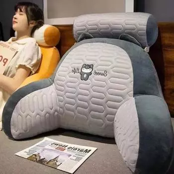 Подушка для изголовья кровати, мягкая сумка с большой спинкой для защиты талии кровати. Сезонная доступность подушек 60x40x25cm