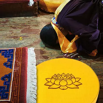 Подушка для йоги, круглая подушка, подушка для сиденья, напольная подушка жёлтый