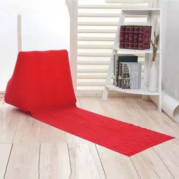 Подушка для кемпинга на открытом воздухе, треугольная подушка, флокированная надувная подушка из ПВХ, портативная складная летняя пляжная подушка для лежания, уличное дорожное оборудование розы красного