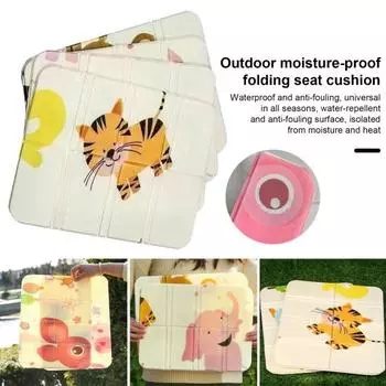 Подушка для кемпинга, водонепроницаемая подушка для сиденья из пеноматериала XPE, подушка для походного сиденья, складная подушка для сиденья для кемпинга, для уличного пешего туризма, пикника, стадиона