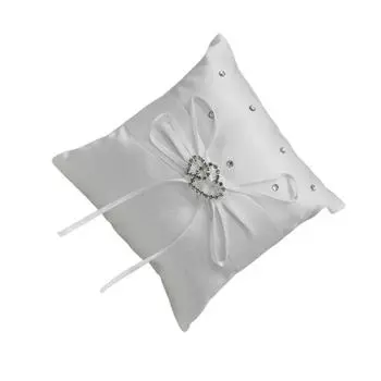Подушка для колец из ткани, портативная замена, очаровательная декоративная домашняя подушка для дивана, обручальные кольца, украшение для подушки 15x15cm