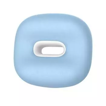 Подушка для коленей для спящих на боку Подушка для ног из пены с памятью с ремешком Выравнивание позвоночника Подушка для ног для беременности для облегчения боли в бедре, спине, при ишиасе синий