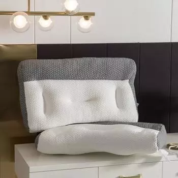 Подушка для кровати белого цвета, приятная для кожи, удобная подушка для сна в спальне