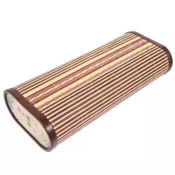 Подушка для кровати из ротанга в японском стиле, подушка для подголовника из бамбука, подушка для шеи, поддерживающая шейный отдел, летняя охлаждающая подушка