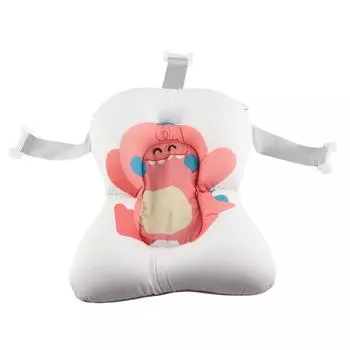 Подушка для купания младенцев Hands Free Soft Floating Net Baby Batht Pad Supporter для младенцев Pink розовый
