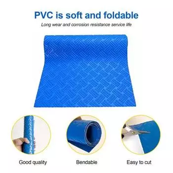 Подушка для лестницы с неровной поверхностью. Широко применимый складной, гибкий, режущий, нескользящий коврик для лестницы из ПВХ для бассейна, дома. 60*23cm