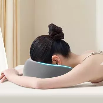 Подушка для лежания лицом вниз, удобная для лежачего положения лежа, домашний массажный подголовник серый