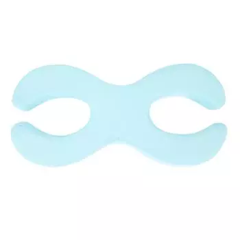 Подушка для лица, боковая подушка для сна, двойная C-образная полая пена с эффектом памяти, мягкая съемная наволочка для подушки сбоку синий