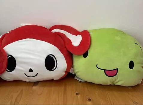 Подушка для лица Maizen Sisters Big, плюшевая, Mikey Zenichi, набор из 2 штук, 40 см