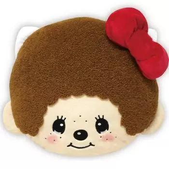 Подушка для лица Monchhichi x Hello Kitty компании K Company x Ш40 x Г13 см MKT-FC H37.5
