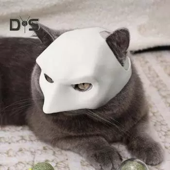 Подушка для лица Мстителя в виде летучей мыши, белая подушка для лица летучей мыши, на половину лица, для вечеринки в стиле косплея на Хэллоуин, реквизит для фотосессий 9cm белый