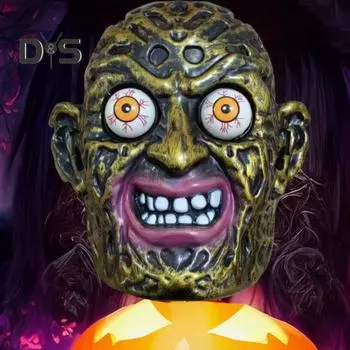 Подушка для лица на Хэллоуин, страшный дьявол, улыбающаяся подушка для лица с ужасом, костюм для косплея, аксессуар для дома с привидениями для розыгрышей, вечеринок A