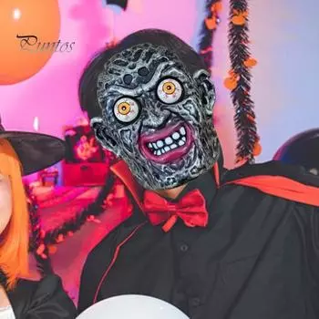 Подушка для лица на Хэллоуин, страшный дьявол, улыбающаяся подушка для лица с ужасом, костюм для косплея, аксессуар для дома с привидениями для розыгрышей, вечеринок A
