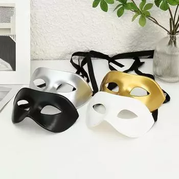 Подушка для лица на маскарадную вечеринку, подушка для лица на половину лица, аксессуар для макияжа на Хэллоуин для венецианского выпускного бала на Марди Гра чёрный