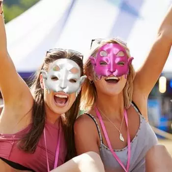 Подушка для лица Portal, реалистичная подушка для взрослых, плачущего ребенка, на половину лица, регулируемый аксессуар для косплея для маскарадов, вечеринок и представлений белый