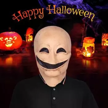 Подушка для лица с ужасом, жуткий латексный шлем на Хэллоуин, чужой, безликий, мужской костюм, украшение для косплея, вечерние наряды, реквизит A